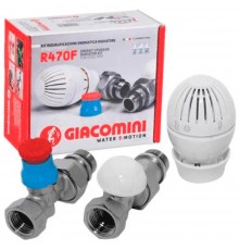 Комплект термостатич. Giacomini 1/2" - прям., R470FX043
