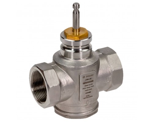 Клапан регулирующий РИДАН VRB-2R PN25 DN32 KVS12 Tmax130, 2-х ход., седельный, внутр.рез.,нерж.сталь