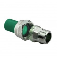 Муфта комбинированная разъемная ПП AntiFire D63-2"НР Green