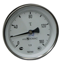 Термометр биметалл ТБП-Т 160С Дк63 L=50 G1/2" осев НПО ЮМАС