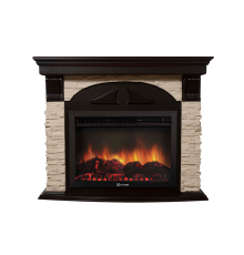 Портал Firelight Torre 30S камень слоновая кость, шпон венге