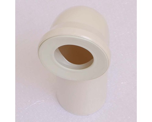 Отвод для унитаза белый с манжетным уплотнением VIEGA 90 град.