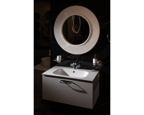 Boheme Зеркало круглое подвесное 82х5х82h см, цвет: white 528-W light