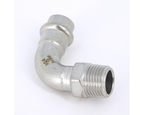 Угол Н-пресс IBP 15 х 1/2" нержавеющая сталь Угол Н-пресс IBP 15 х 1/2" нержавеющая сталь