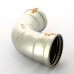 Угол пресс нержавеющая сталь Sanpress Inox VIEGA 89