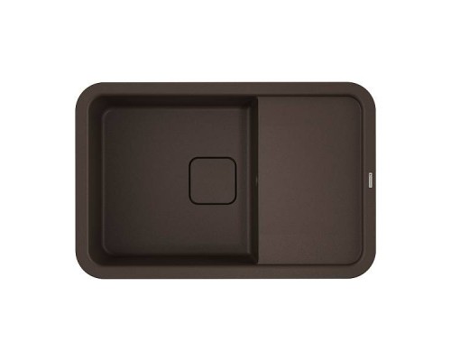 Omoikiri Tasogare 78-DC Кухонная мойка Artgranit 78x51 см, цвет: темный шоколад 4993749
