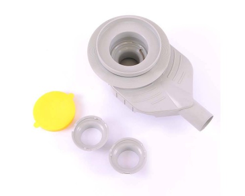 Трап Advantix Top без насадки, с заглушкой, гор. отводом d50, фланцем и г/затвором