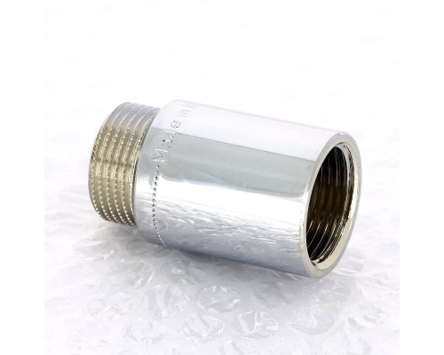 Удлинитель НВ хромированный UNI-FITT 3/4"x40мм Удлинитель НВ хромированный UNI-FITT 3/4"x40мм