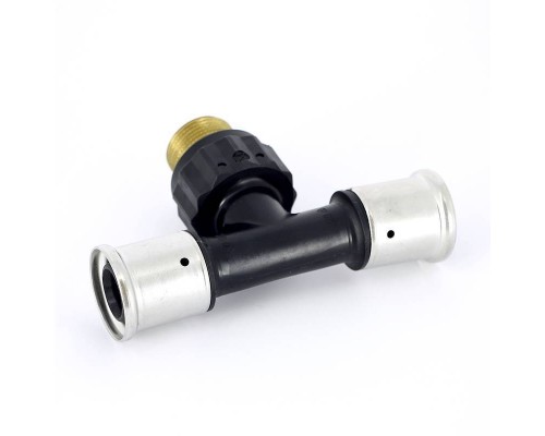 Тройник пресс-Н PVDF HENCO 26х3/4"х26