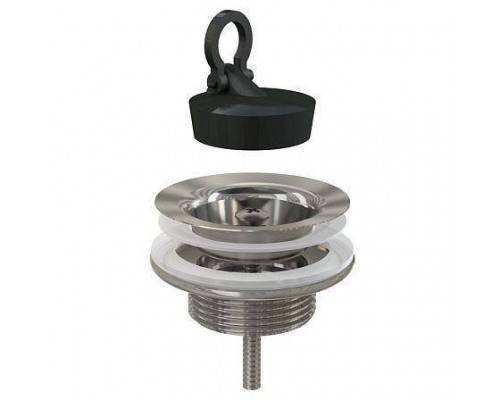 Выпуск умыв 1 1/4" нерж с пробкой нерж/сетка Alca A439 Выпуск умыв 1 1/4" нерж с пробкой нерж/сетка Alca A439