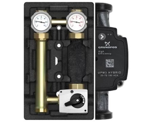 Насосная группа Meibes MK со смесителем 1" с насосом Grundfos UPM3 Hybrid 25-70, с сервоприводом 220В Насосная группа Meibes MK со смесителем 1" с насосом Grundfos UPM3 Hybrid 25-70, с сервоприводом 220В