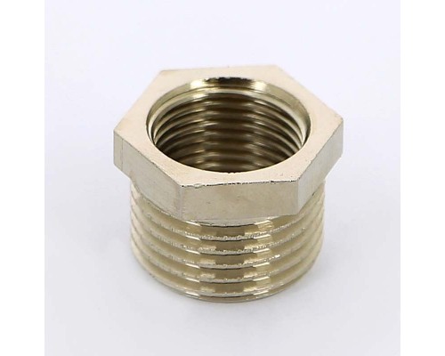 Футорка НВ никелированная UNI-FITT 3/8"x1/2" Футорка НВ никелированная UNI-FITT 3/8"x1/2"