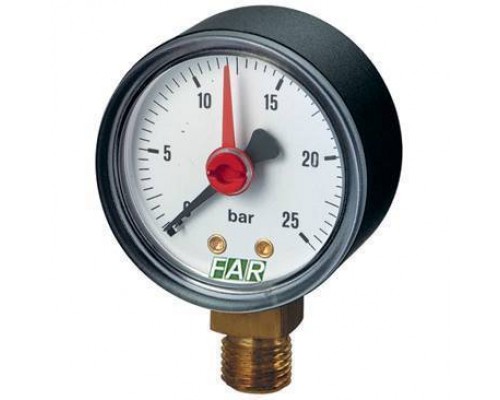 Манометр радиальный FAR 10 бар 50 мм 1/4"