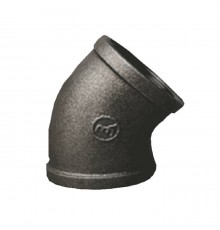 Угольник чуг 45гр Ду40 (1 1/2") м/м Fittex PLUS