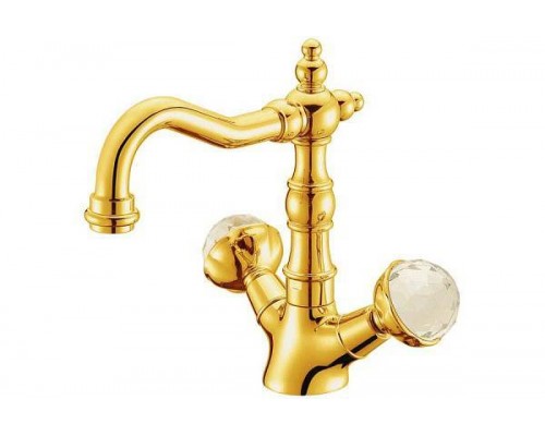 Boheme Imperiale Presente Смеситель для раковины высокий, цвет: золото глянцевое 332