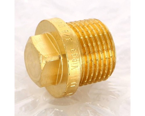 Заглушка Н Viega 3/8" с квадратом и бортиком бронза Заглушка Н Viega 3/8" с квадратом и бортиком бронза