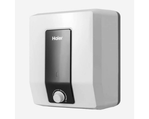 Водонагреватель электрический накопительный Haier Q1 эмалированный квадратный 15л над раковиной с механическим термостатом
