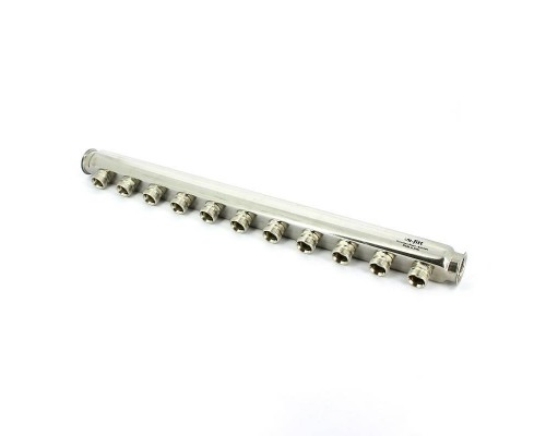 Коллектор ВВ 1" нержавеющая сталь UNI-FITT 10 выходов 3/4"EK Коллектор ВВ 1" нержавеющая сталь UNI-FITT 10 выходов 3/4"EK