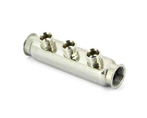 Коллектор ВВ 1" нержавеющая сталь UNI-FITT 3 выхода 3/4"EK