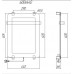 Allen Brau Infinity Полотенцесушитель электрический 60x44 см, с рейлингом и креплением 00288916