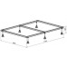 Allen Brau Каркас для поддона 114x80x16h см, цвет: хром 8.00004