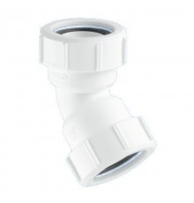 Отвод на 135° компрессионный Ду=50ммхДу=50мм; цвет-белый