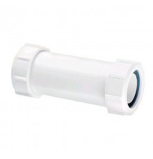 Муфта удлиненная компрессионная Ду=50ммхДу=50мм; цвет-белый