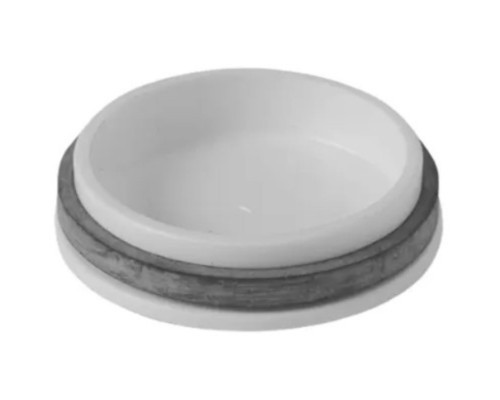 Заглушка D50мм под компрессионное соединение; цвет-белый