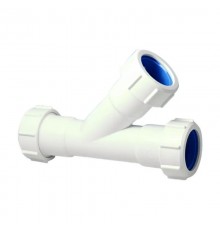 Тройник косой компрессионный Ду=50ммхДу=50ммхДу=50мм; цвет-белый