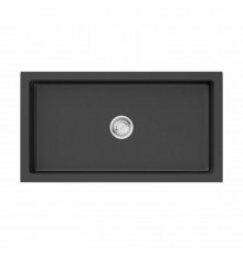 Мойка, OMOIKIRI, Mikura, шгв 760-460-254, отверстия для смесителя-отсутствуют, цвет-черный