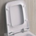 Сиденье для унитаза Geberit iCon Square, SoftClose, быстросъемное, петли хром