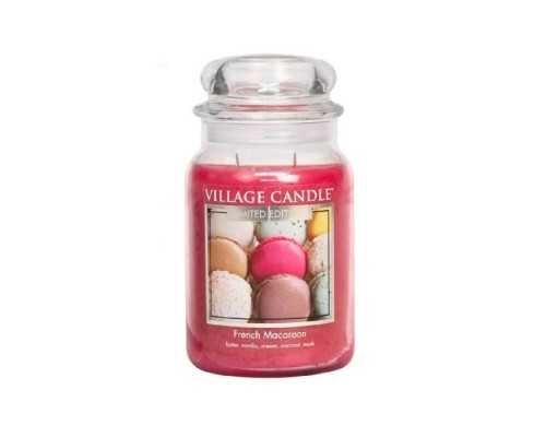 Декоративная свеча Village Candle Французское печенье (602 грамма)