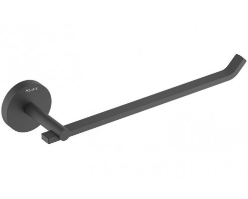 AQ4619MB БЕТТА полотенцедержатель, матовый черный AQ4619MB