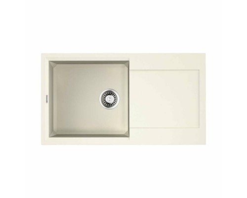 Мойка, OMOIKIRI, Sakaime, шгв 780-435-230, отверстия для смесителя-6 промаркированных, цвет-белый