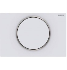 115.758.JT.5 Смывная клавиша Geberit Sigma10 смыв/стоп к 111.300/350/361/362/380/390/796, белый матовый лак, легко чистящееся покрытие/полированное 115.758.JT.5
