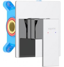 AQ1666CR ЛИБРА смеситель для душа 1 режим (внешняя и скрытая часть) AQ1666CR