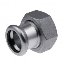 Муфта пресс с накидной гайкой KAN 22 х 1" нерж сталь Therm Inox