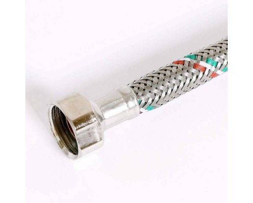 Гибкая подводка для смесителя UNI-FITT МL10х1 - 1/2" 100 см оплетка из нержавеющей стали Гибкая подводка для смесителя UNI-FITT МL10х1 - 1/2" 100 см оплетка из нержавеющей стали