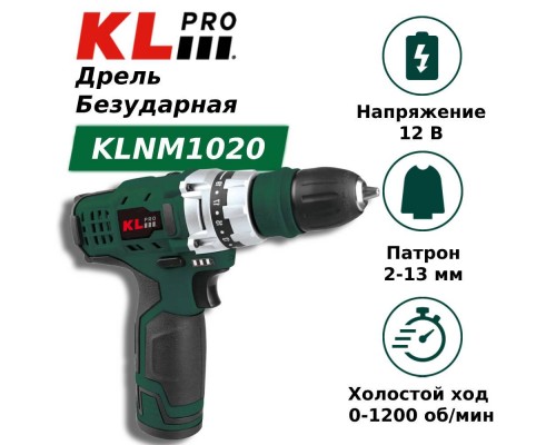 Дрель/шуруповёрт KLPRO KLNM1020