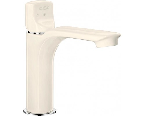 104408986EX MYRA смеситель для раковины 130 без донного клапана бежевый/хром 104408986EX