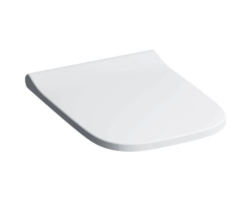 500.687.01.1 Smyle Square Сиденье для унитаза Slim, антибактериальное, с механизмом плавного закрывания SoftClose, с быстросъемным креплением 500.687.01.1