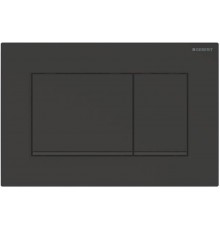 115.883.16.1 Клавиша смыва Sigma 30, двойной смыв,к 111.300/350/361/362/380/390/796 черный матовый лак, легко чистящееся покрытие, черный 115.883.16.1