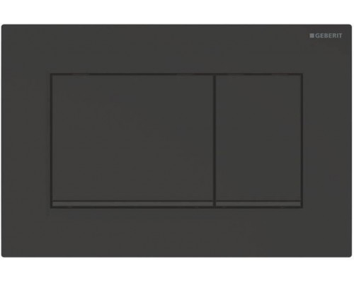 115.883.16.1 Клавиша смыва Sigma 30, двойной смыв,к 111.300/350/361/362/380/390/796 черный матовый лак, легко чистящееся покрытие, черный 115.883.16.1