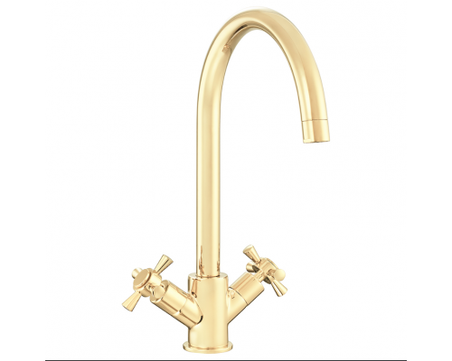 102808488EX QUADRILLE смеситель для кухни, золото 102808488EX