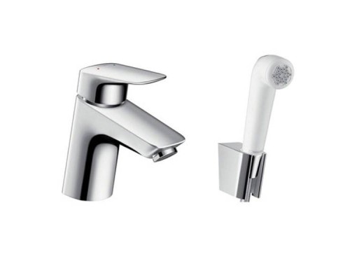 Смеситель для раковины с гигиеническим душем, Hansgrohe, Logis, цвет-хром