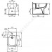 Биде напол ESEDRA 1/отв Ideal Standard T281301