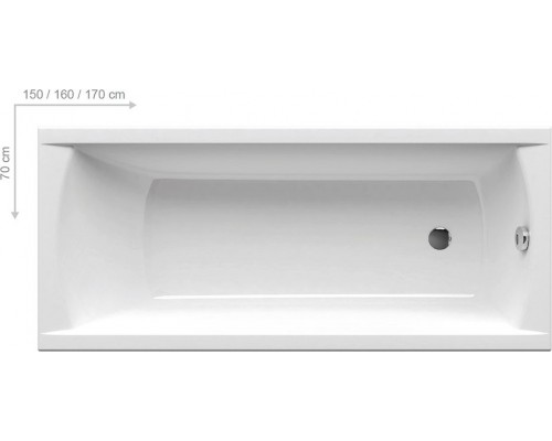 Ванна CLASSIC 170х70 белая C541000000