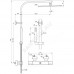 Система/душ CERATHERM C100 терм/смес в/к Ideal Standard A7542AA