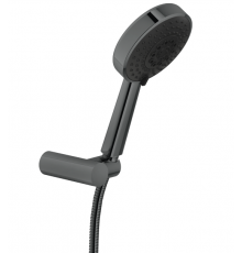 AD146/48FLP душевой набор, глянцевый черный AD146/48FLP