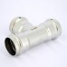 Тройник пресс нержавеющая сталь Sanpress Inox VIEGA 42х42х42
